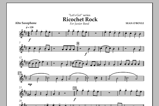 Ricochet Rock – Alto Saxophone Ricochet Rock – Alto Saxophone