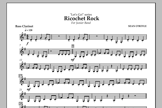 Ricochet Rock – Bass Clarinet Ricochet Rock – Bass Clarinet