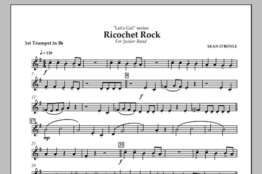 Ricochet Rock – 1st Trumpet in Bb Ricochet Rock – 1st Trumpet in Bb