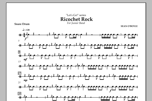 Ricochet Rock – Snare Drum Ricochet Rock – Snare Drum