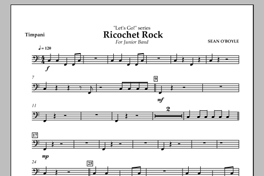 Ricochet Rock – Timpani Ricochet Rock – Timpani