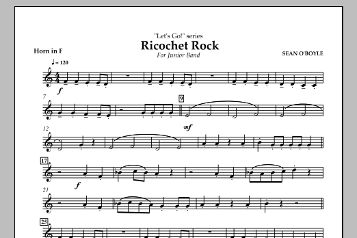 Ricochet Rock – Horn in F Ricochet Rock – Horn in F