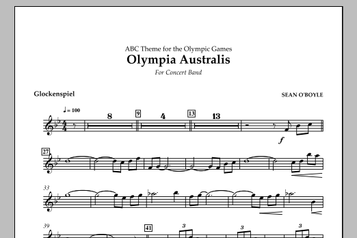 Olympia Australis (Concert Band) – Glockenspiel Olympia Australis (Concert Band) – Glockenspiel