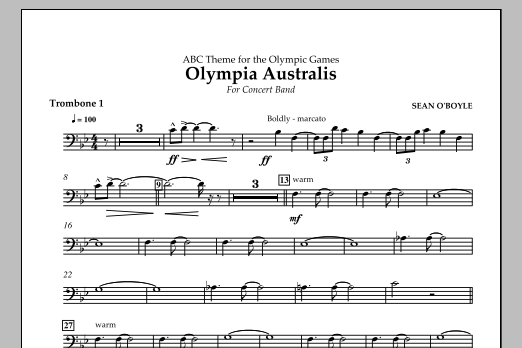 Olympia Australis (Concert Band) – Trombone 1 Olympia Australis (Concert Band) – Trombone 1