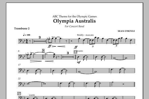 Olympia Australis (Concert Band) – Trombone 2 Olympia Australis (Concert Band) – Trombone 2