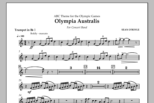 Olympia Australis (Concert Band) – Bb Trumpet 1 Olympia Australis (Concert Band) – Bb Trumpet 1
