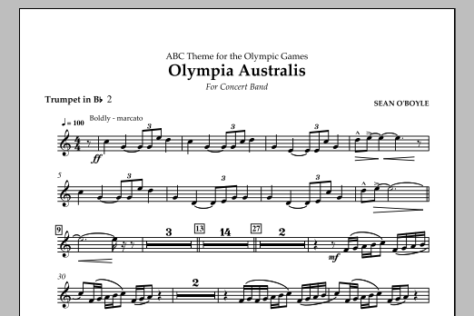 Olympia Australis (Concert Band) – Bb Trumpet 2 Olympia Australis (Concert Band) – Bb Trumpet 2