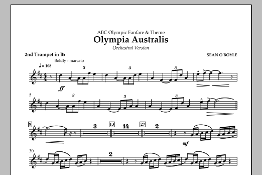 Olympia Australis (Orchestra) – Bb Trumpet 2 Olympia Australis (Orchestra) – Bb Trumpet 2