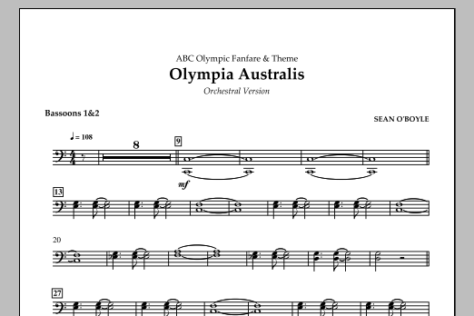 Olympia Australis (Orchestra) – Bassoon 1,2 Olympia Australis (Orchestra) – Bassoon 1,2