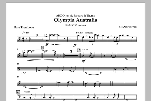 Olympia Australis (Orchestra) – Bass Trombone Olympia Australis (Orchestra) – Bass Trombone