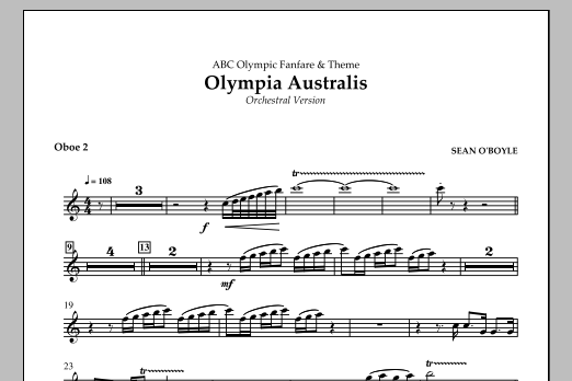Olympia Australis (Orchestra) – Oboe 2 Olympia Australis (Orchestra) – Oboe 2