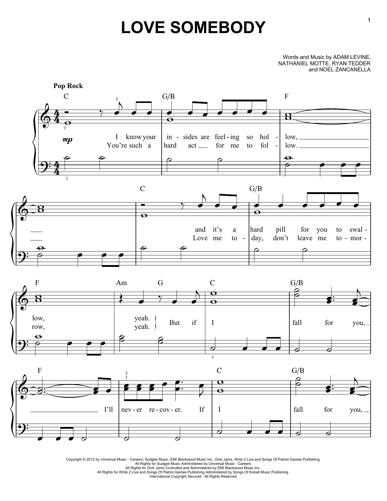 Love Somebody Love Somebody