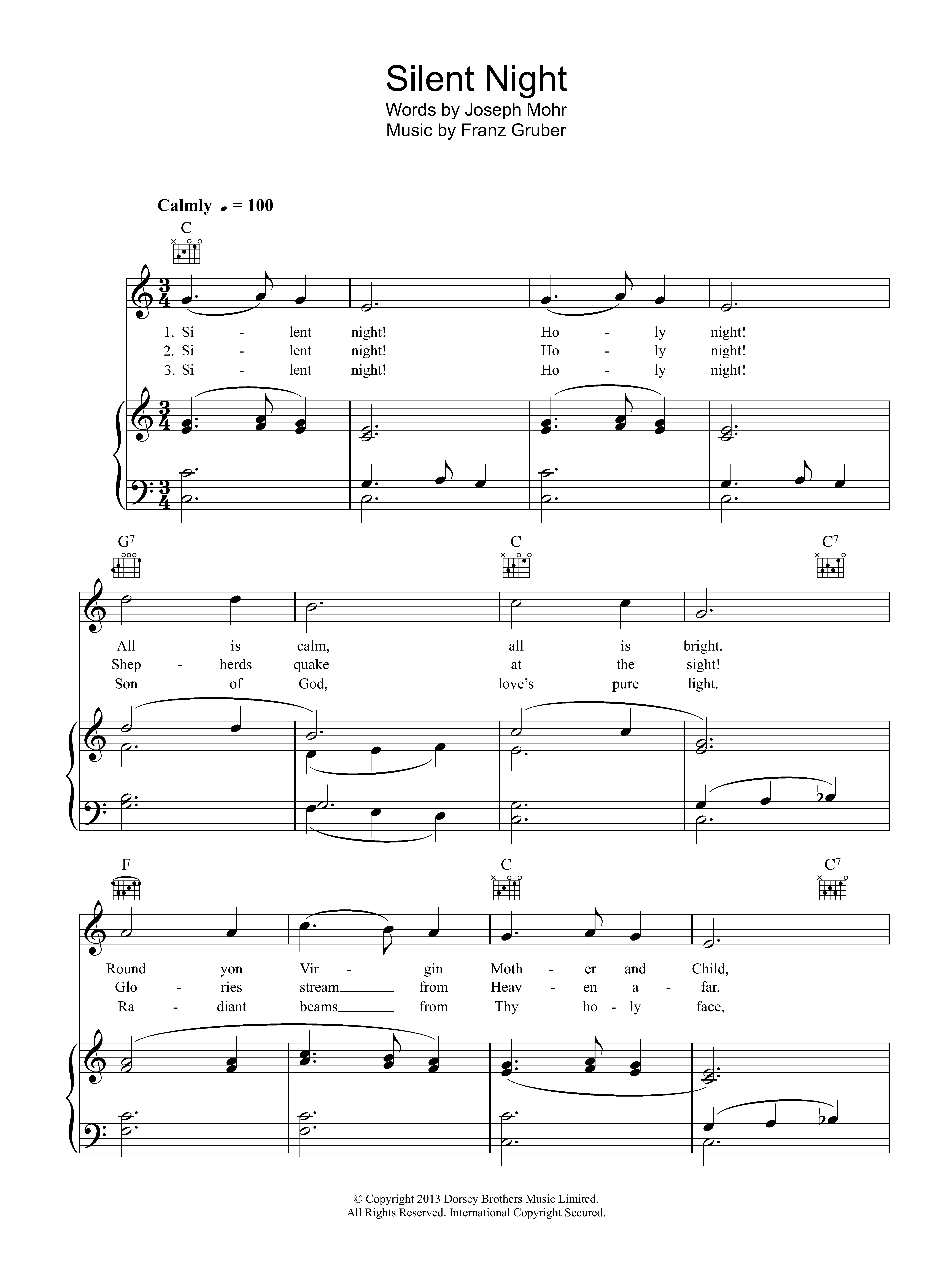 The Sheet Music Direct Christmas Carol Collection 1 (5 songs) The Sheet Music Direct Christmas Carol Collection 1 (5 songs)