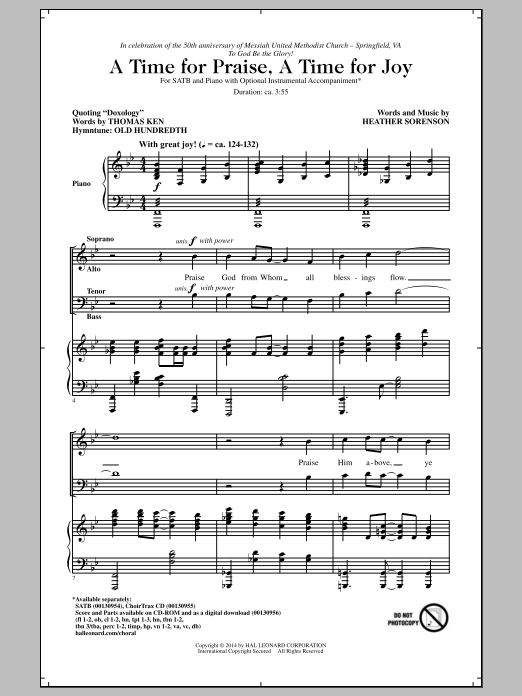 A Time For Praise, A Time For Joy