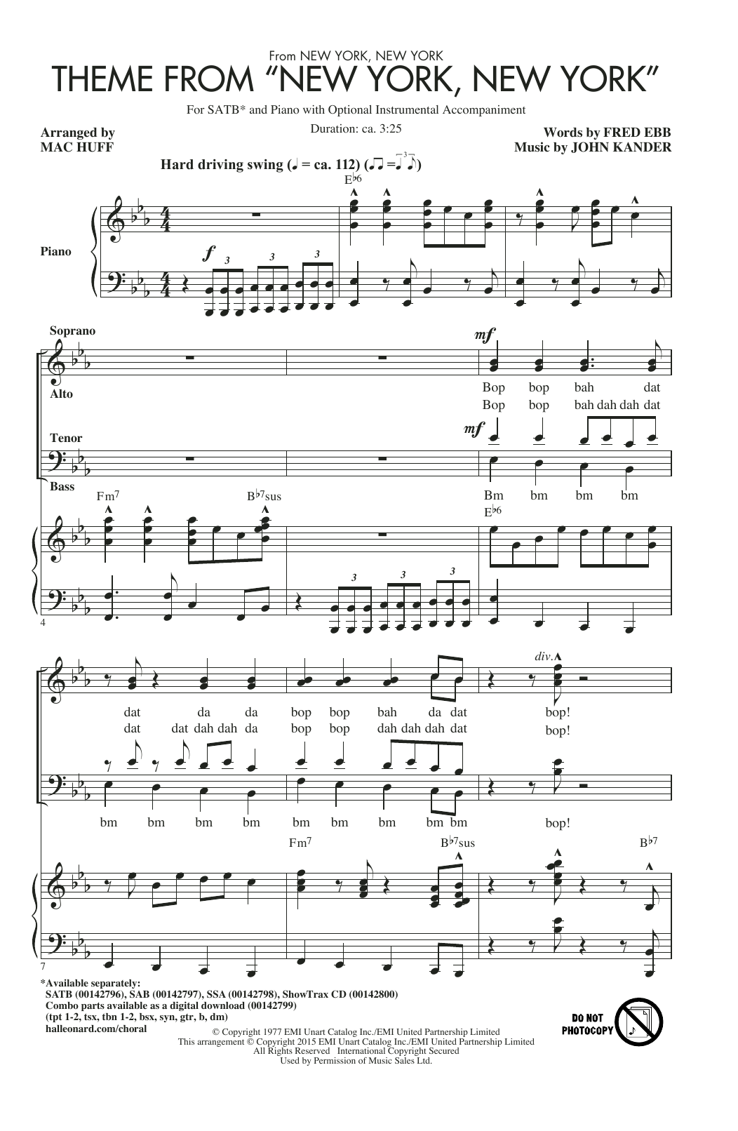 Theme From “New York, New York”