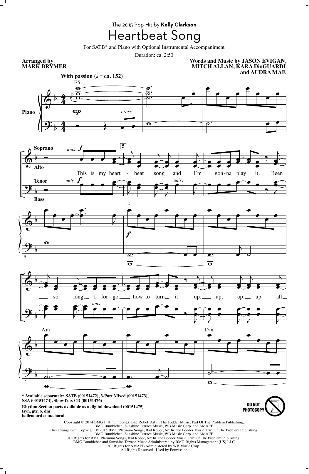 Heartbeat Song (arr. Mark Brymer)