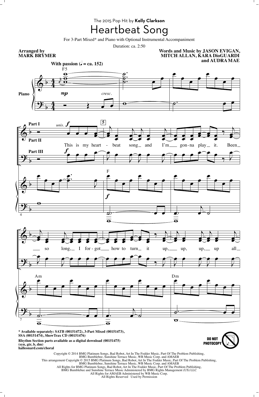 Heartbeat Song (arr. Mark Brymer)