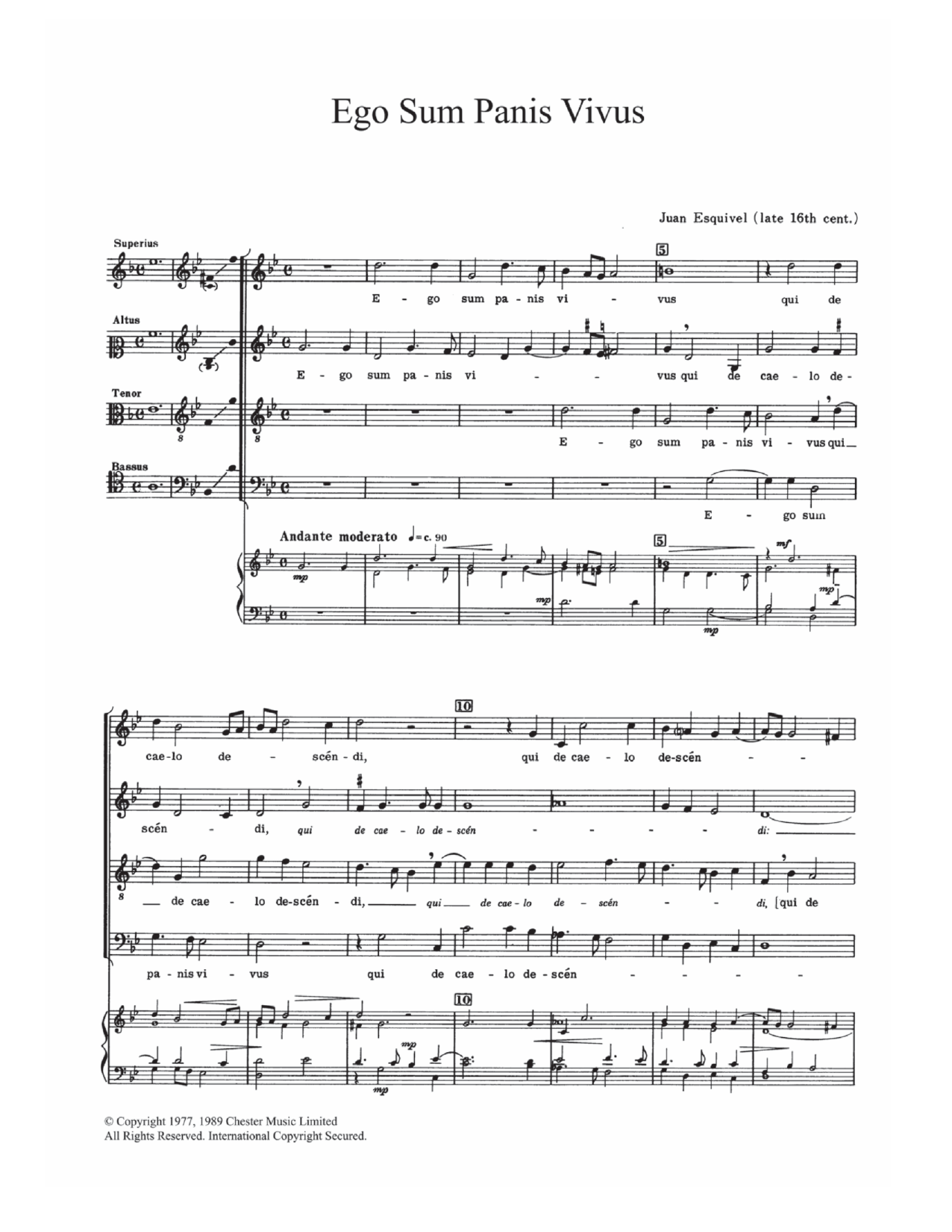 Ego Sum Panis Vivus Ego Sum Panis Vivus