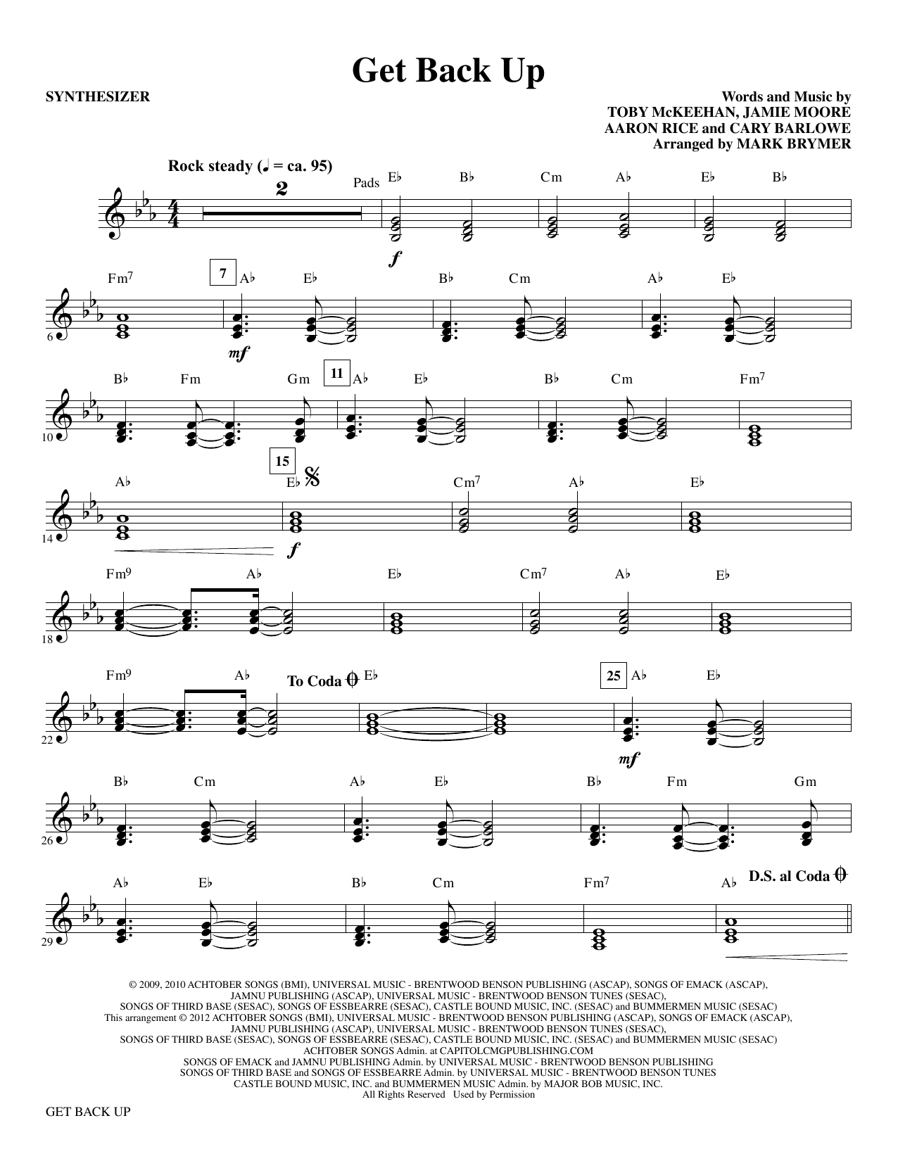 Get Back Up – Synthesizer Get Back Up – Synthesizer