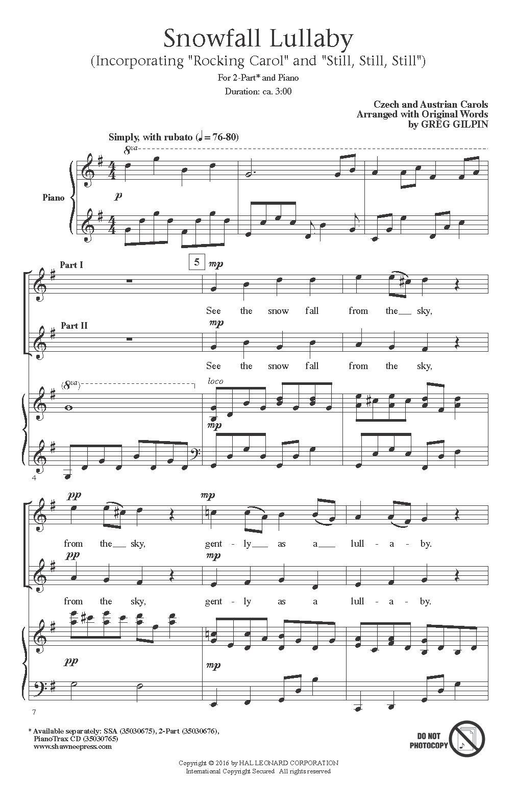 Snowfall Lullaby Snowfall Lullaby