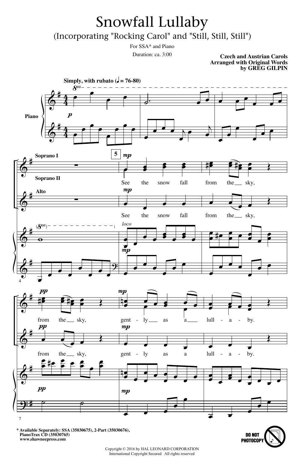 Snowfall Lullaby Snowfall Lullaby