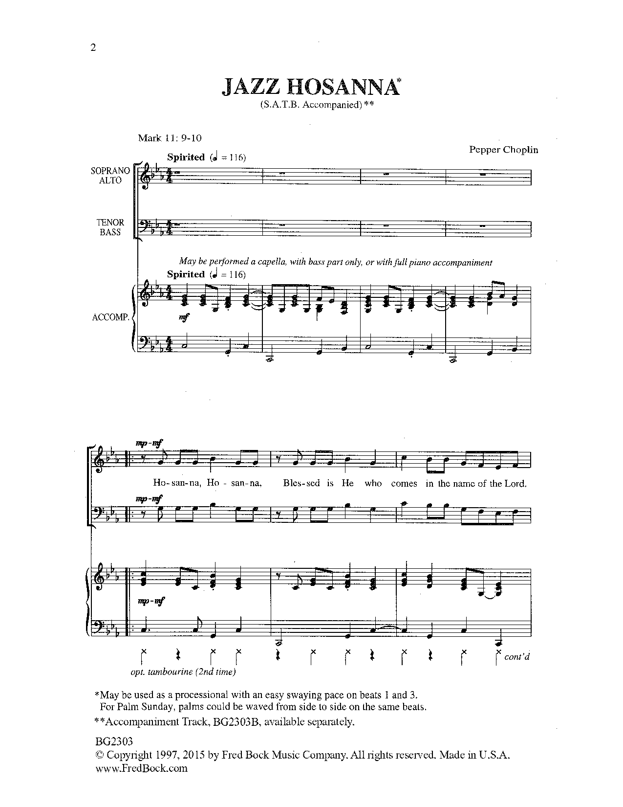 Jazz Hosanna Jazz Hosanna