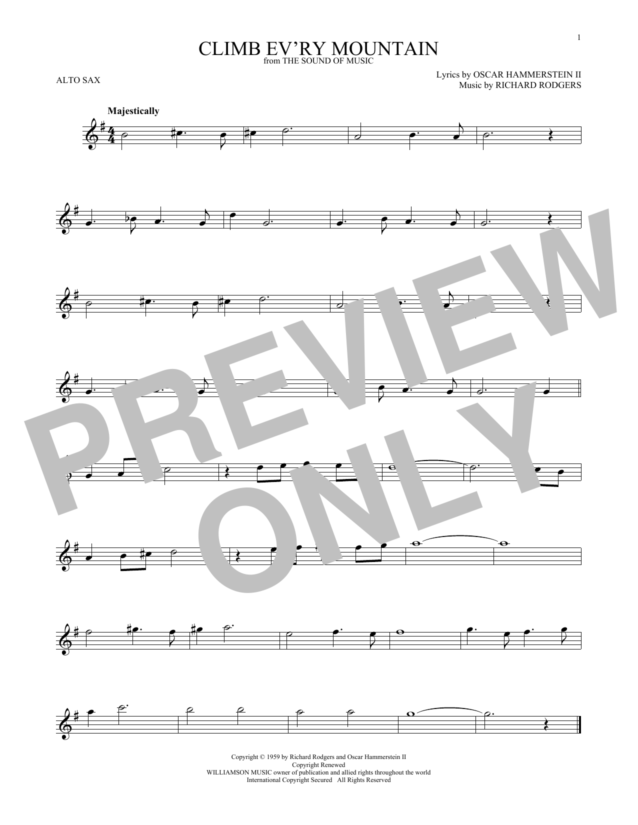 Climb Ev’ry Mountain (from The Sound of Music)