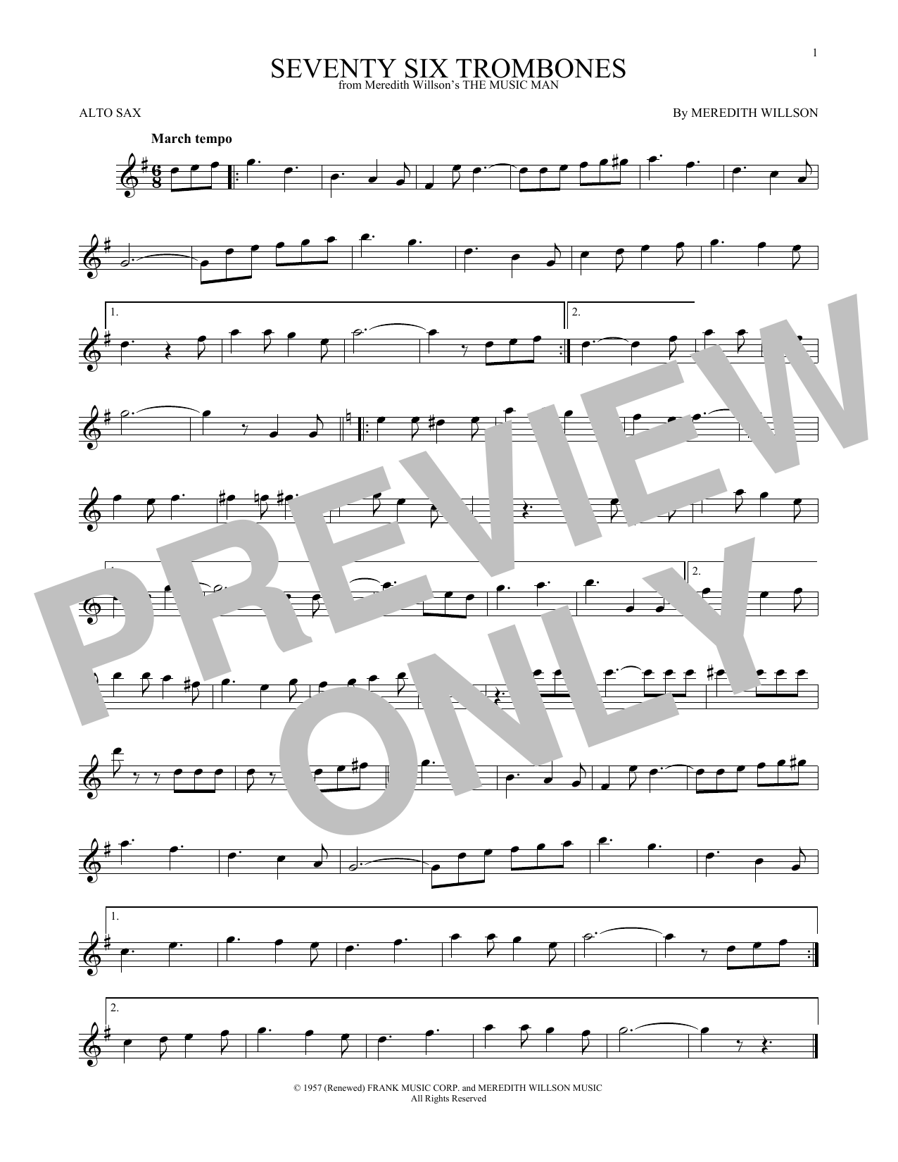 Seventy Six Trombones Seventy Six Trombones