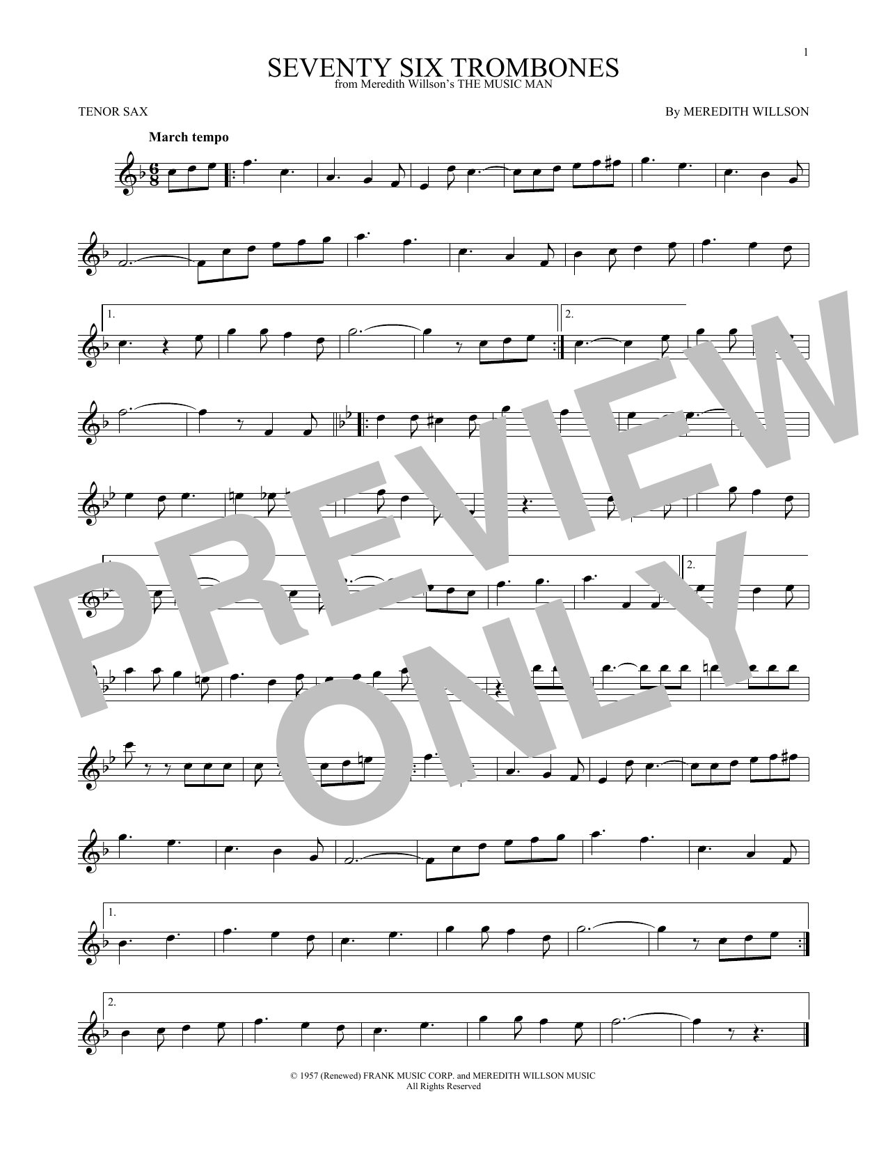 Seventy Six Trombones Seventy Six Trombones