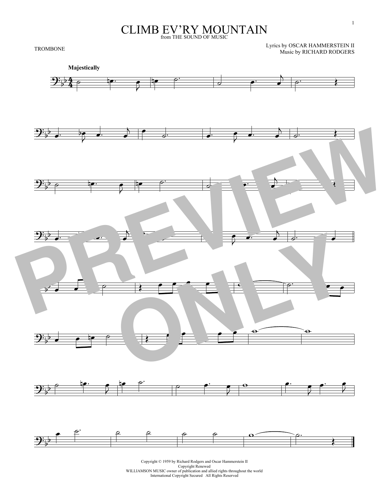 Climb Ev’ry Mountain (from The Sound of Music)