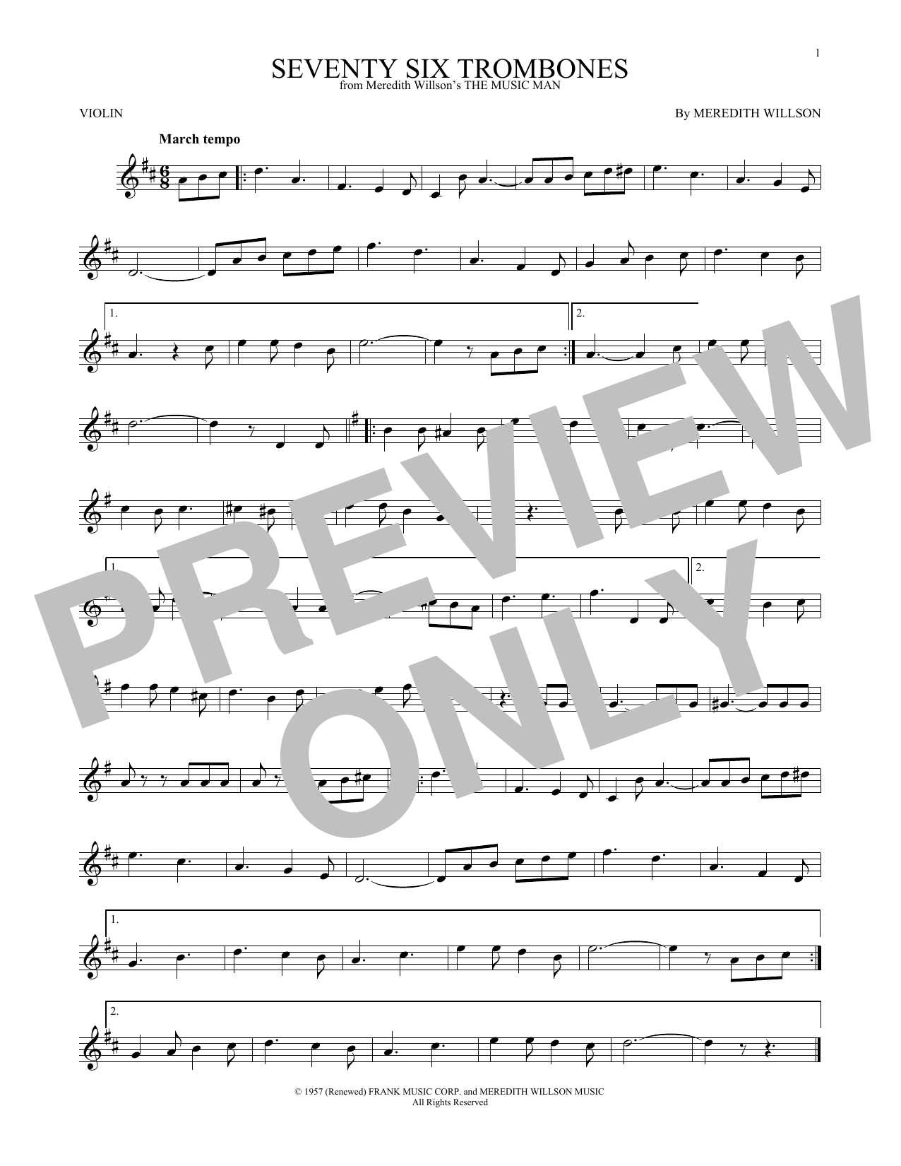 Seventy Six Trombones Seventy Six Trombones