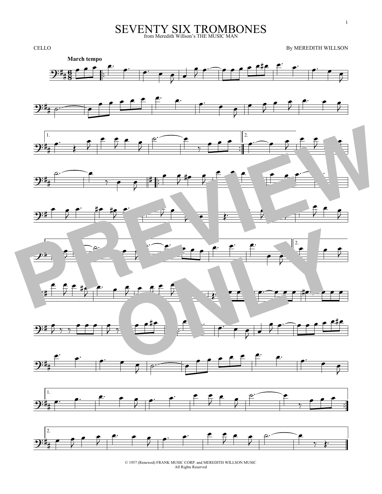 Seventy Six Trombones Seventy Six Trombones