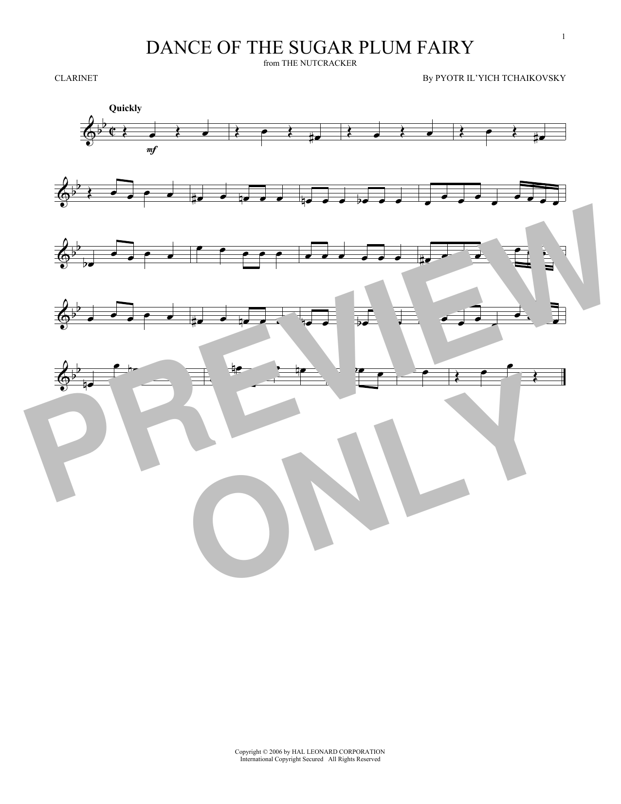 Dance Of The Sugar Plum Fairy, Op. 71a (from The Nutcracker) Dance Of The Sugar Plum Fairy, Op. 71a (from The Nutcracker)