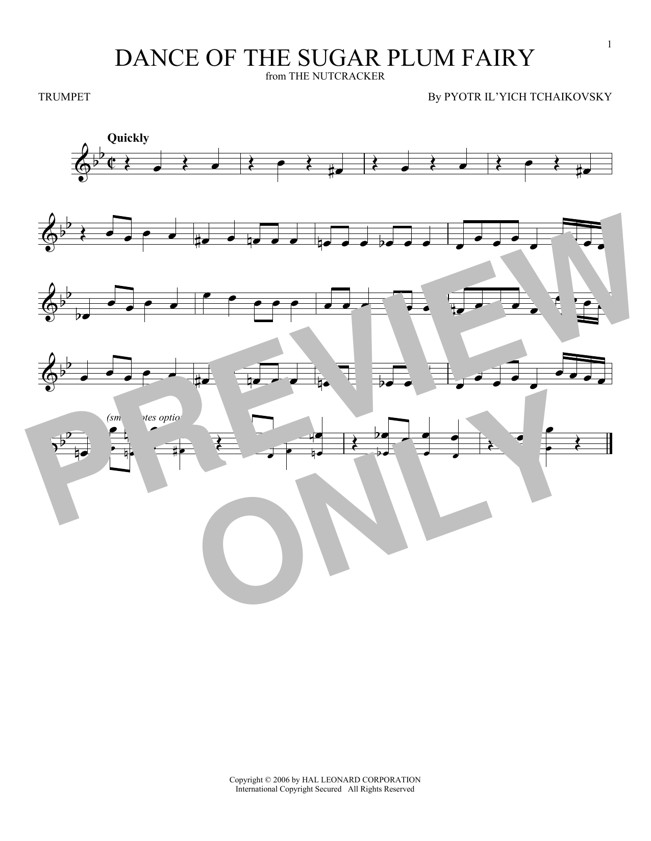Dance Of The Sugar Plum Fairy, Op. 71a (from The Nutcracker) Dance Of The Sugar Plum Fairy, Op. 71a (from The Nutcracker)