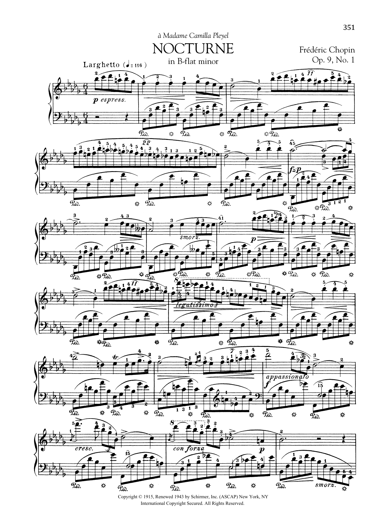 Nocturne in B-flat Minor, Op. 9, No. 1 Nocturne in B-flat Minor, Op. 9, No. 1