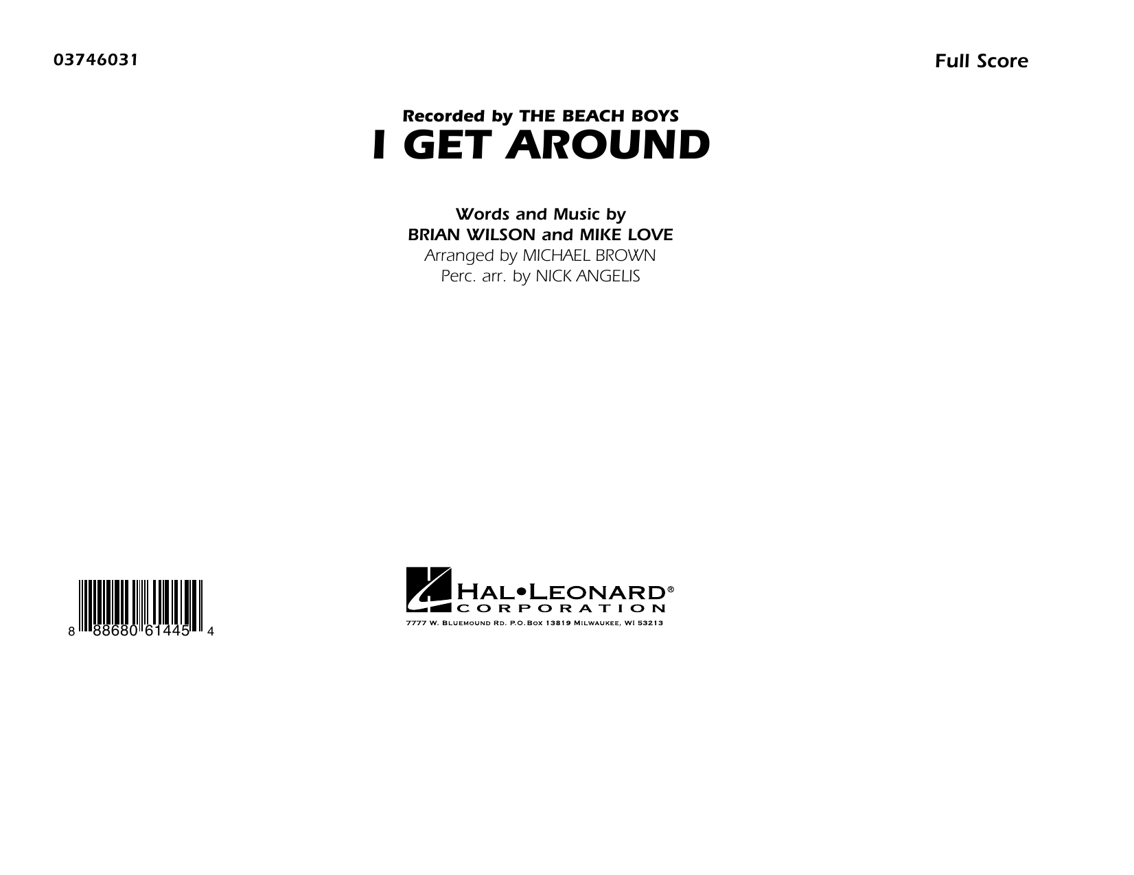 I Get Around – Conductor Score (Full Score) I Get Around – Conductor Score (Full Score)