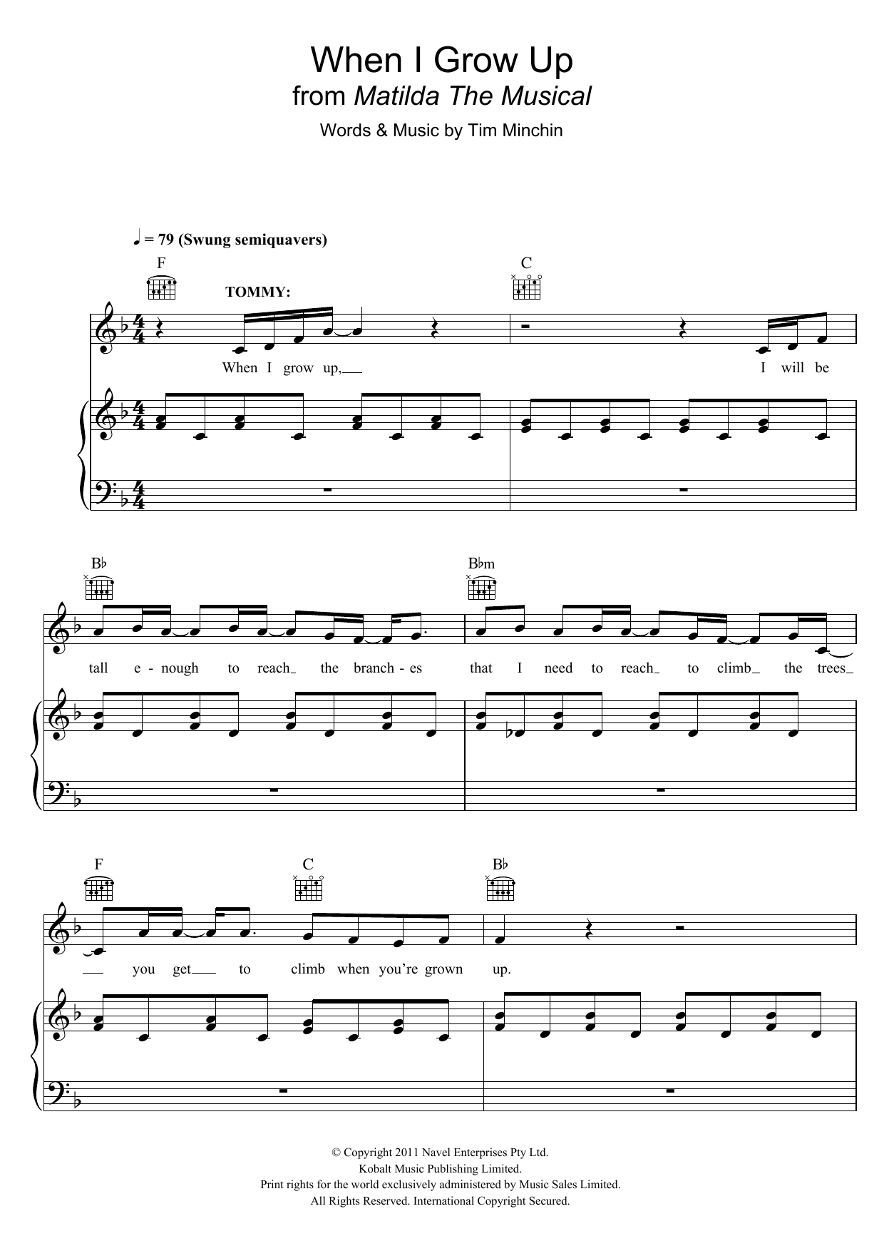 When I Grow Up (From ‘Matilda The Musical’) When I Grow Up (From ‘Matilda The Musical’)