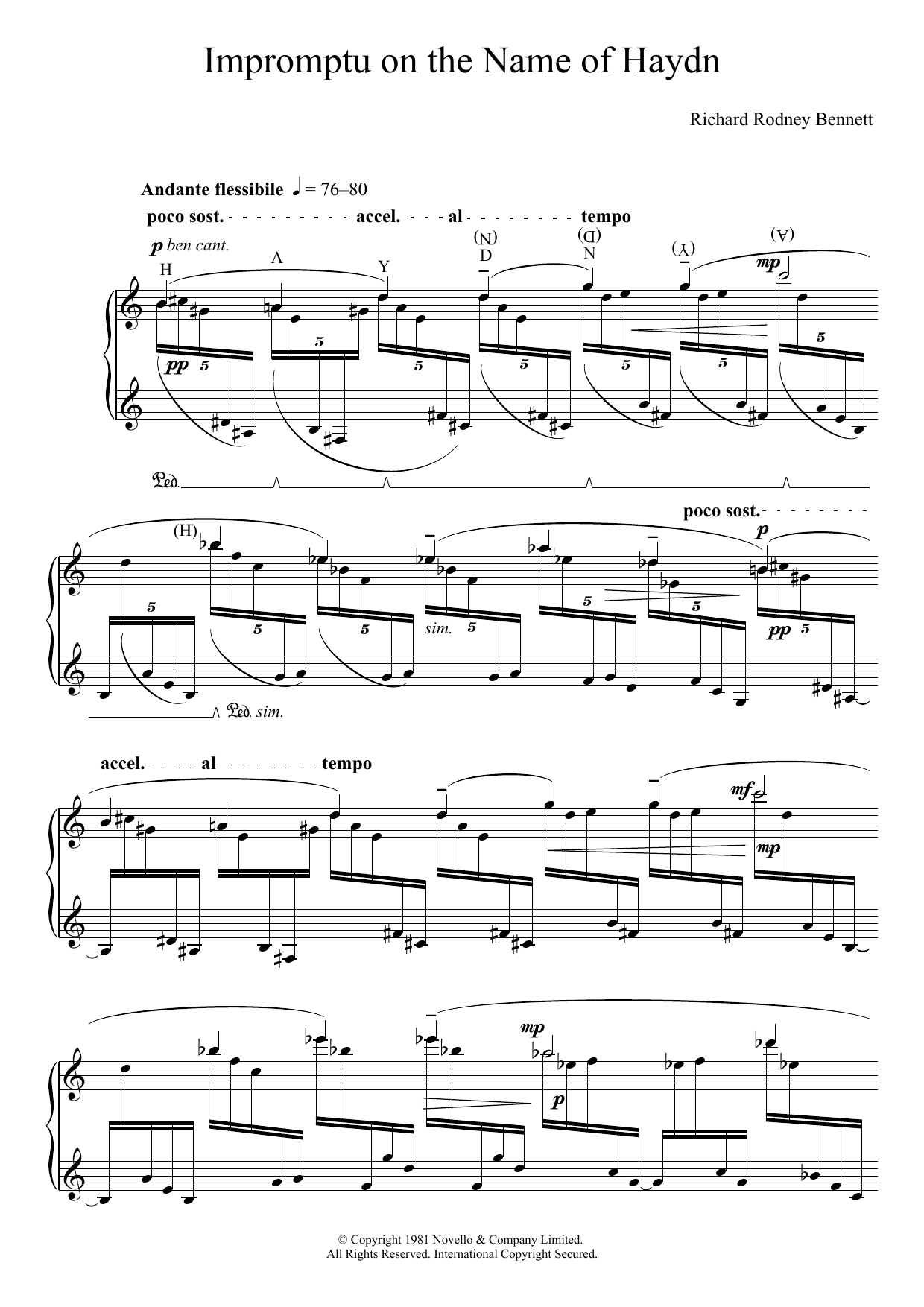 Impromptu On The Name Of Haydn Impromptu On The Name Of Haydn