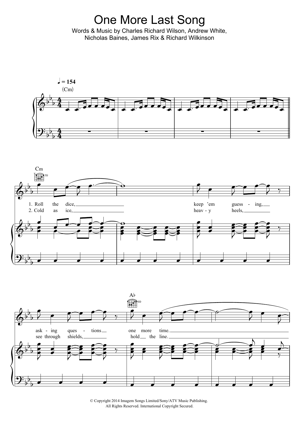 One More Last Song One More Last Song