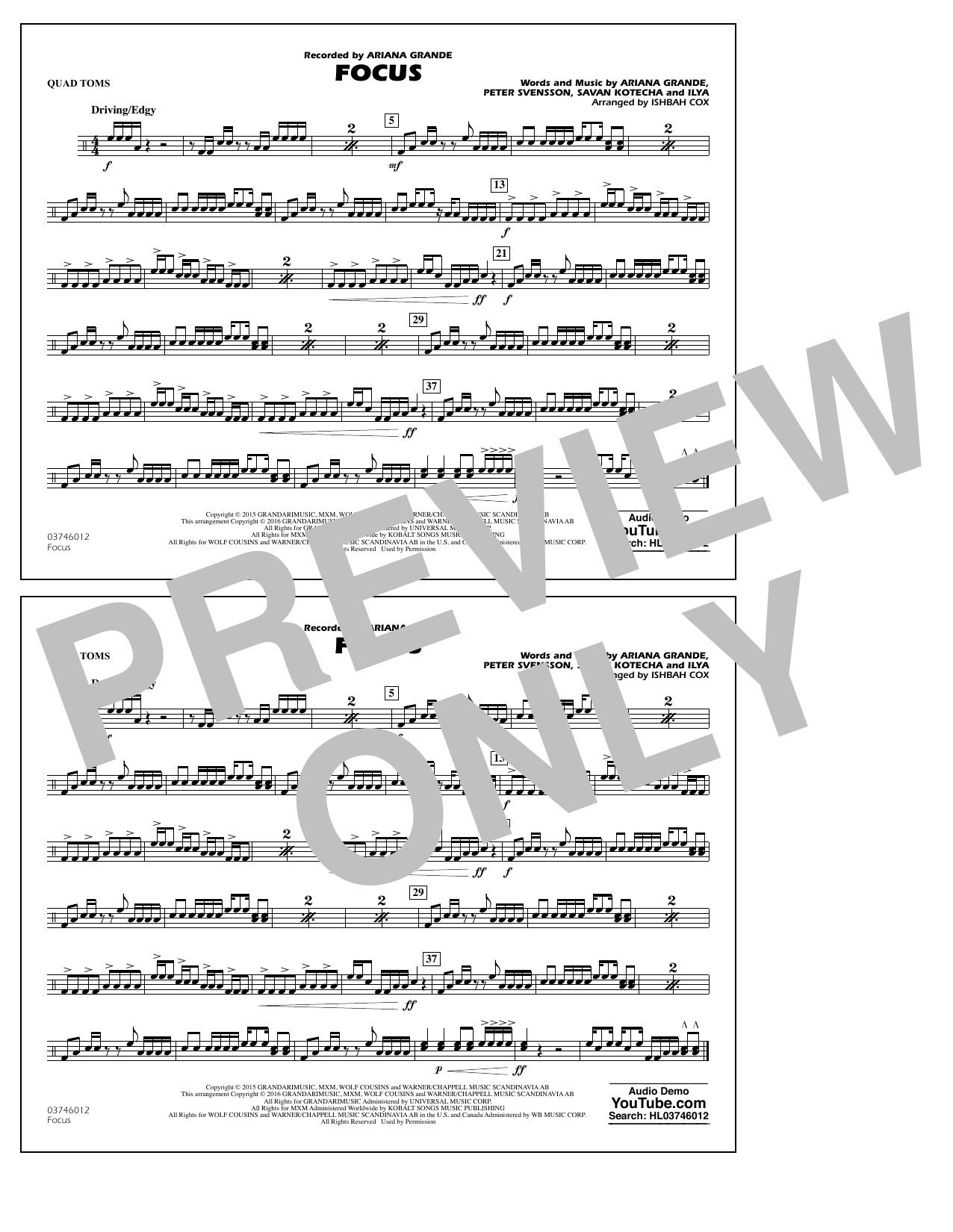 Focus – Quad Toms Focus – Quad Toms