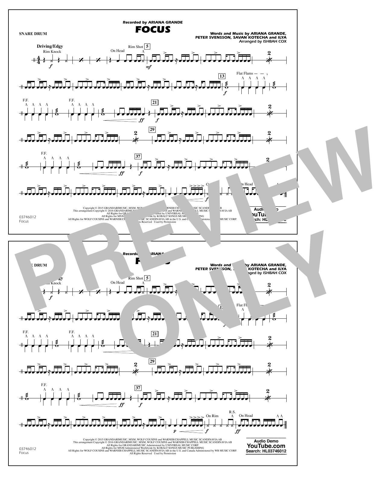 Focus – Snare Drum Focus – Snare Drum