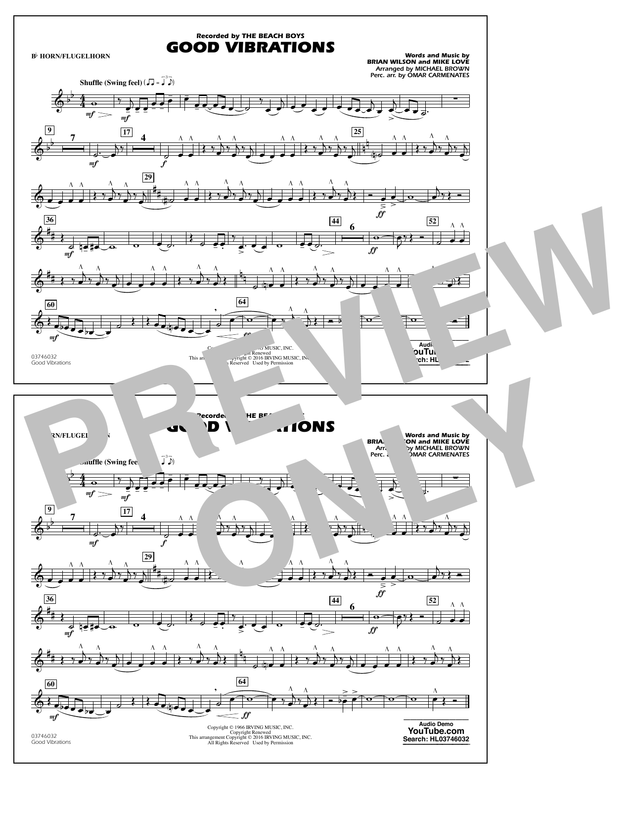 Good Vibrations – Bb Horn/Flugelhorn Good Vibrations – Bb Horn/Flugelhorn
