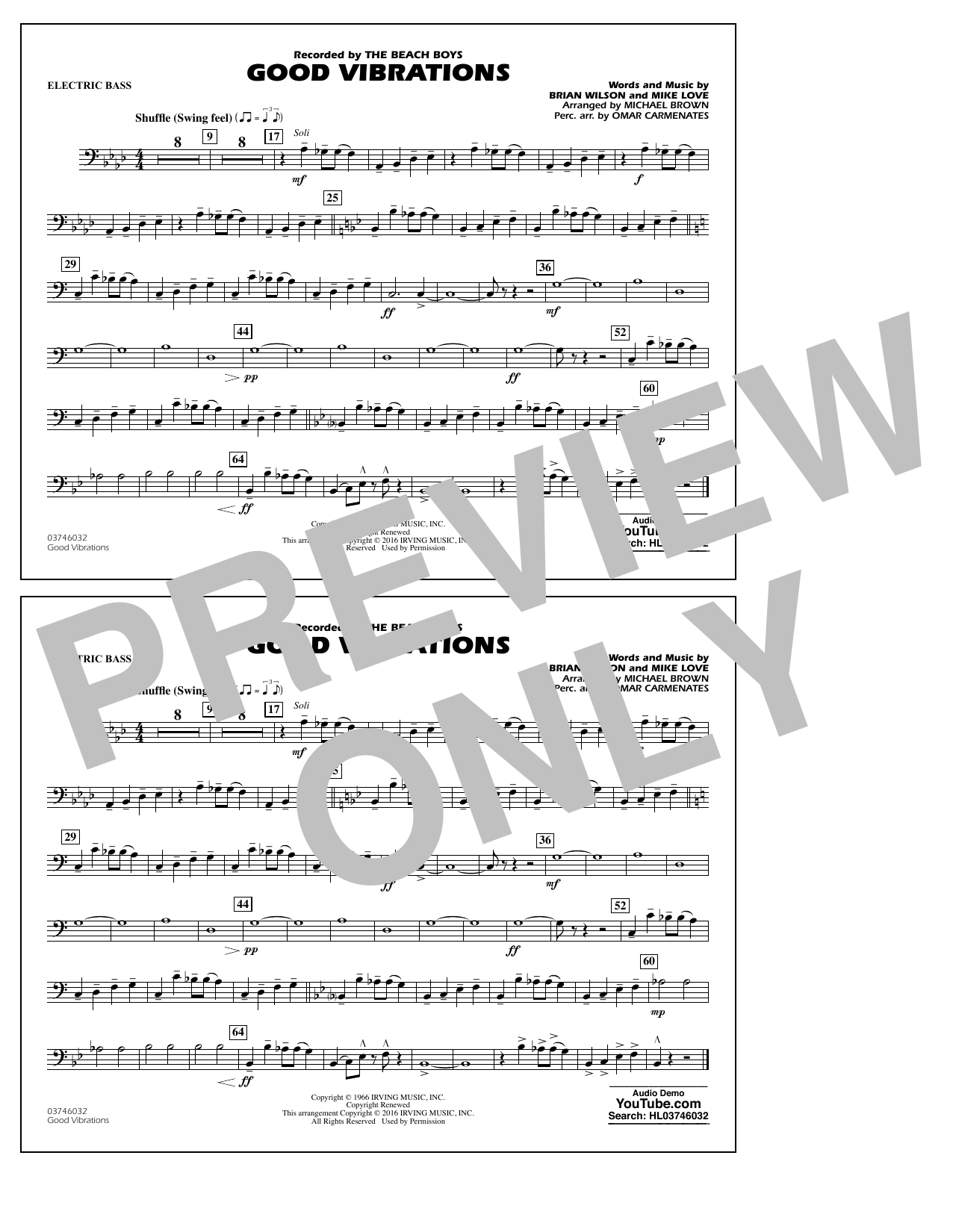 Good Vibrations – Electric Bass Good Vibrations – Electric Bass