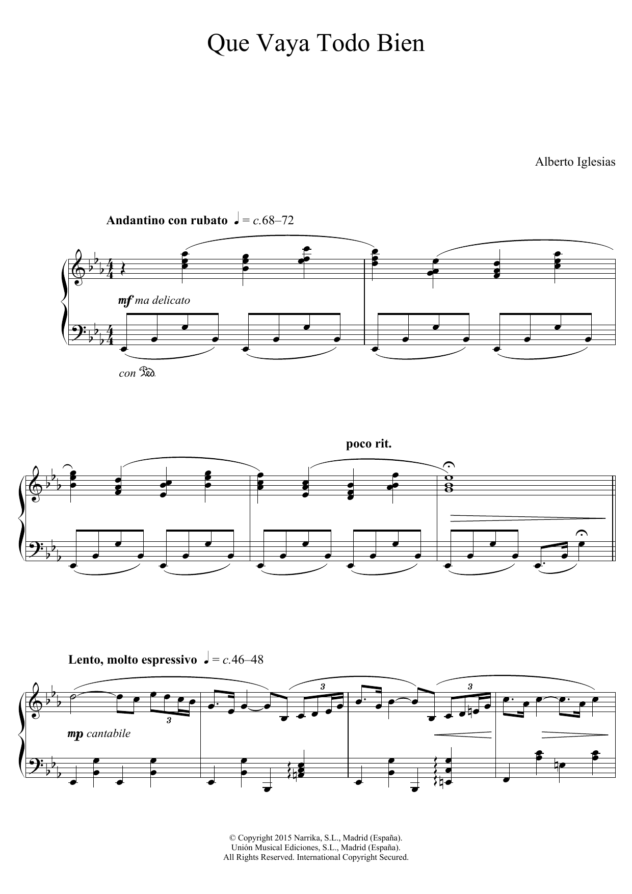 Que Vaya Todo Bien (From ‘Ma Ma’) Que Vaya Todo Bien (From ‘Ma Ma’)
