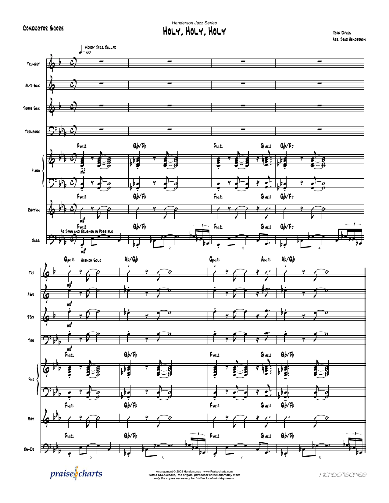 Holy Holy Holy – Orchestration Holy Holy Holy – Orchestration