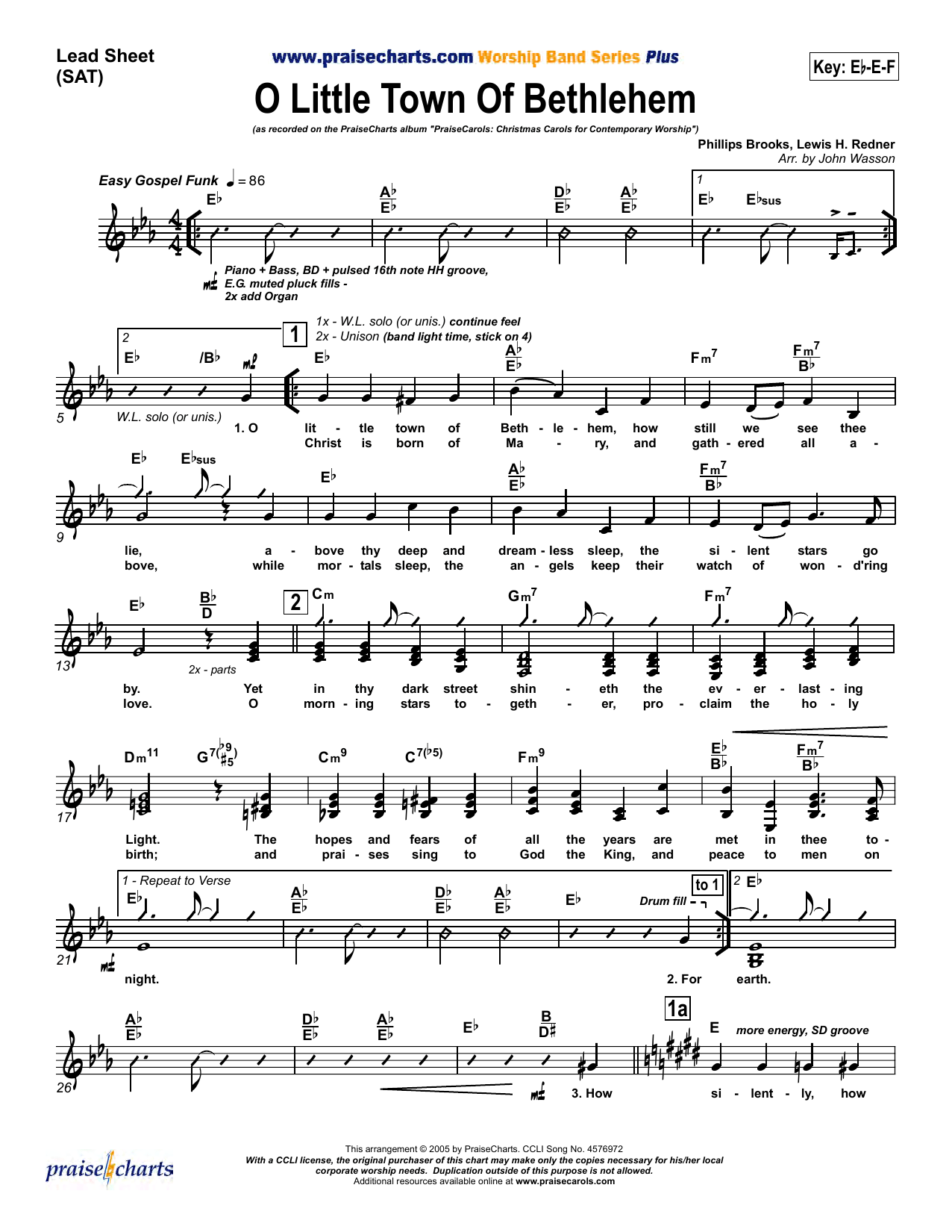 O Little Town of Bethlehem – Orchestration O Little Town of Bethlehem – Orchestration