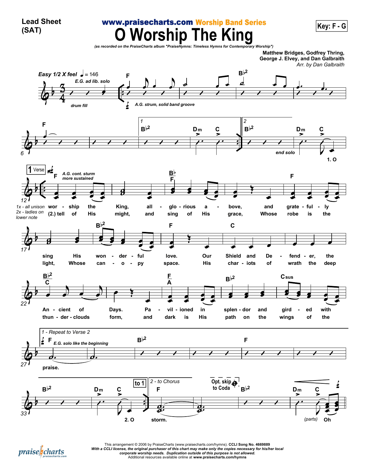 O Worship the King – Orchestration O Worship the King – Orchestration