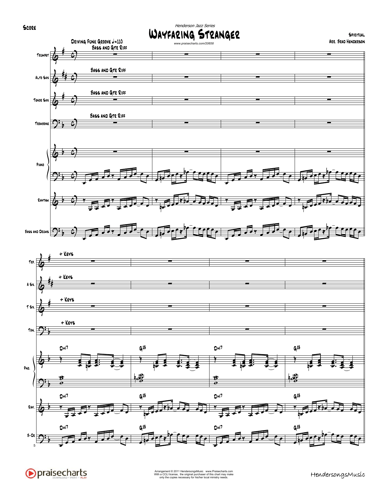 Wayfaring Stranger – Orchestration Wayfaring Stranger – Orchestration
