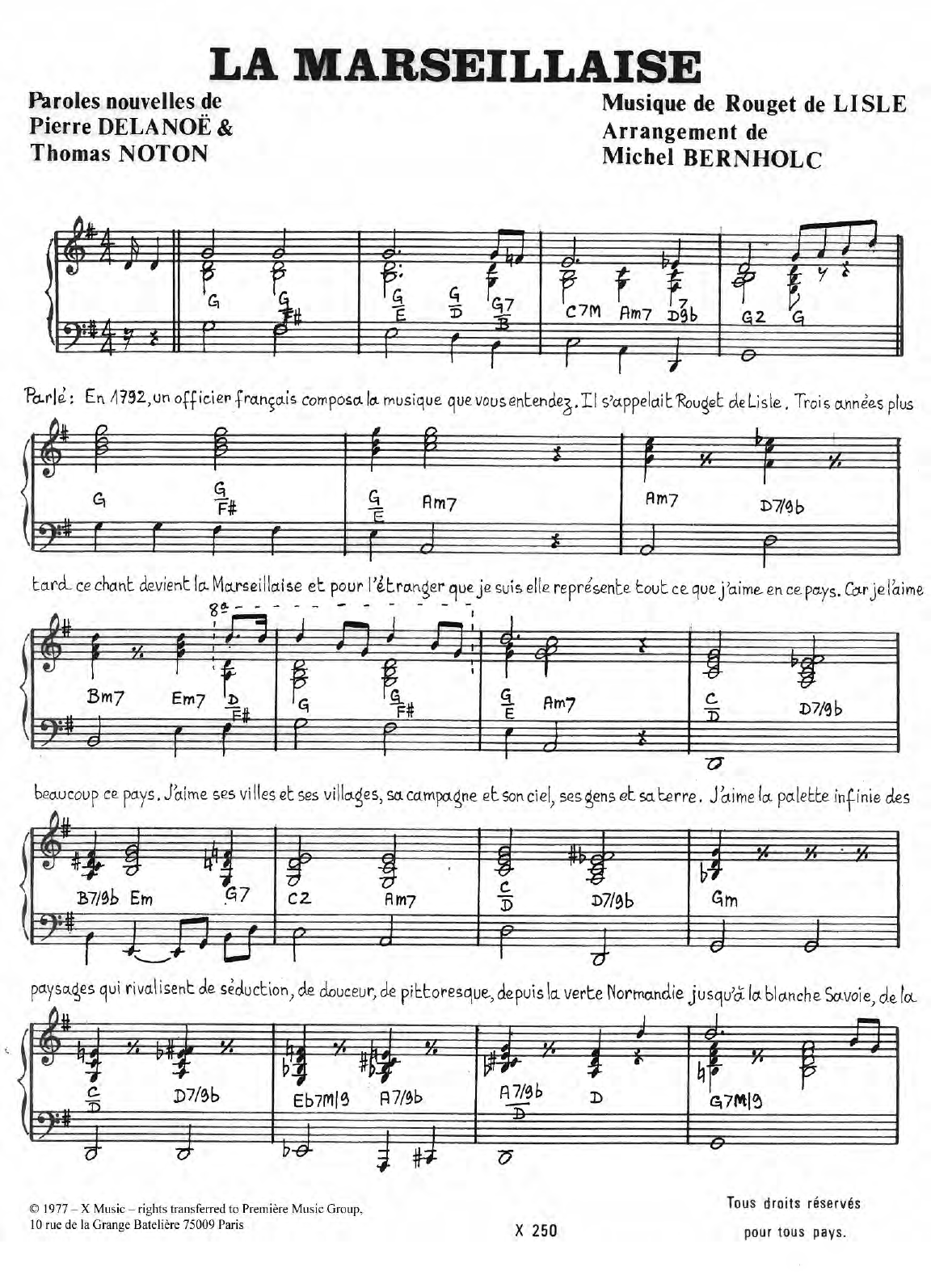 La Marseillaise La Marseillaise