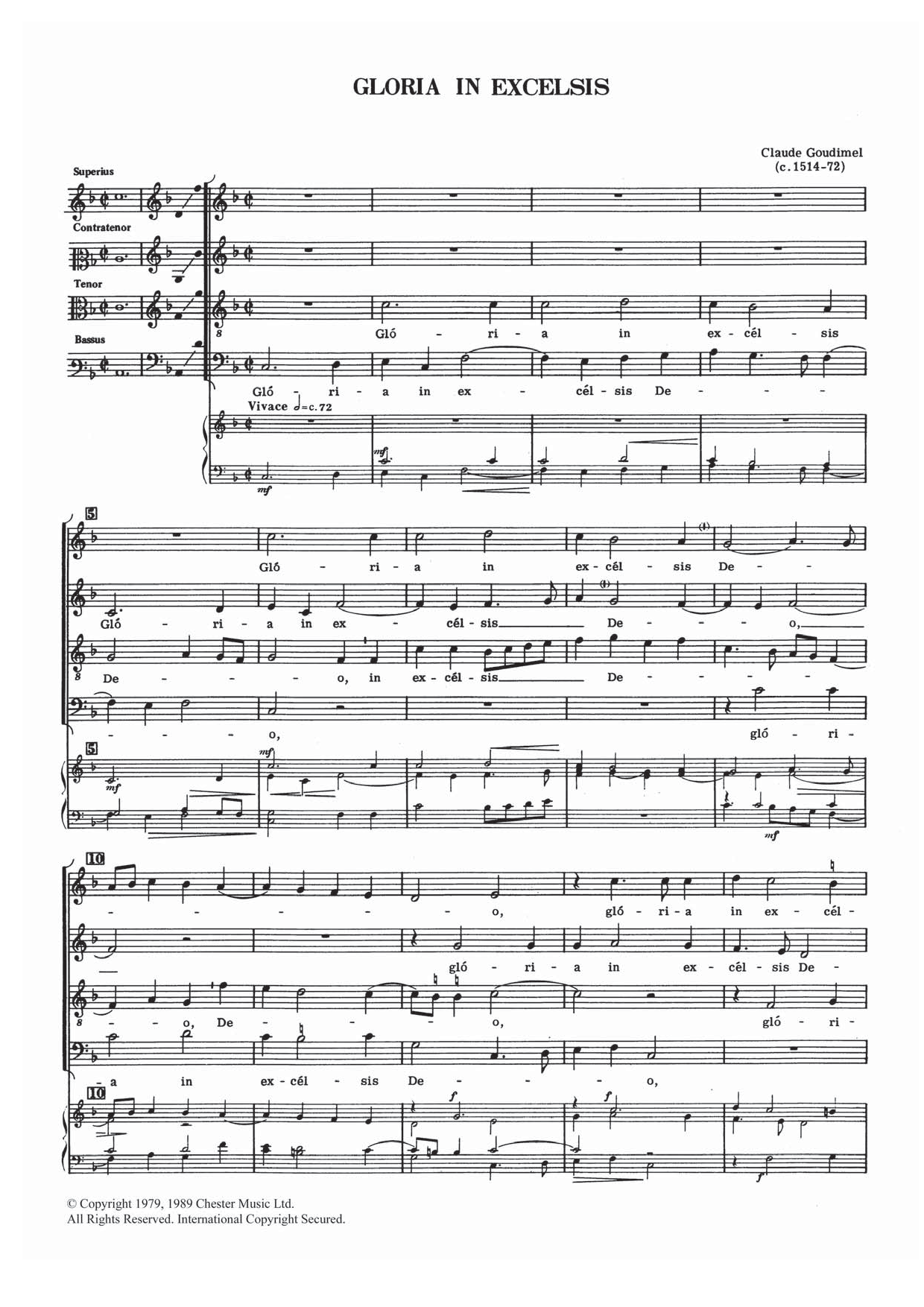 Gloria In Excelsis Gloria In Excelsis